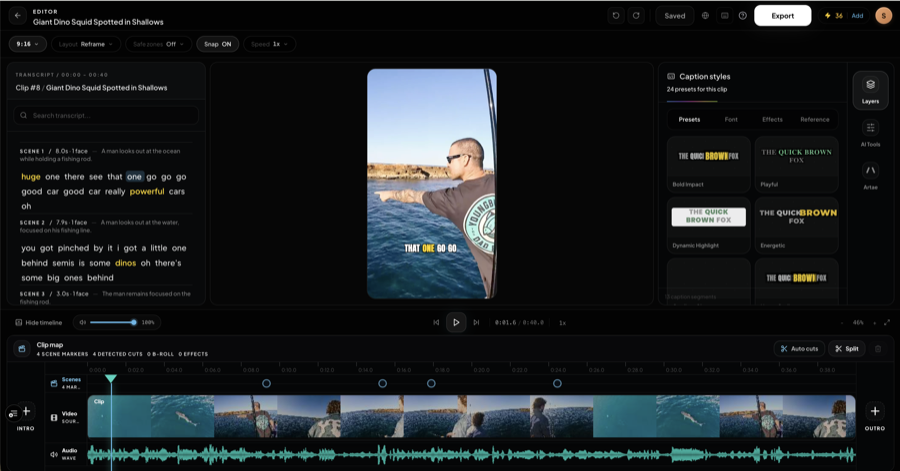 Artae editor preview